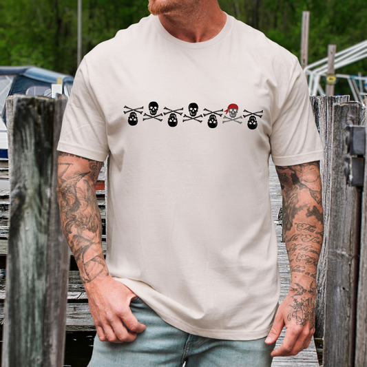 Crossbones Pattern T-Shirt