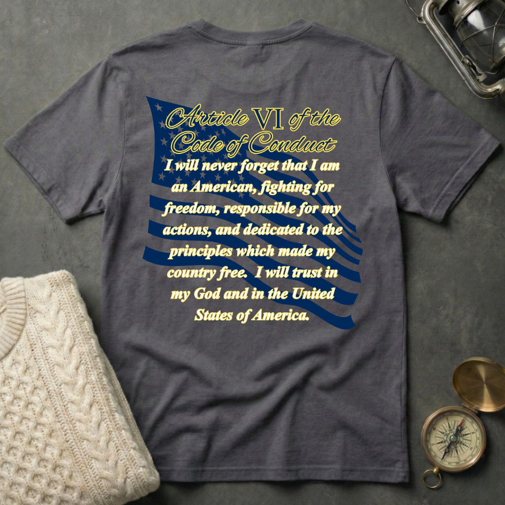 Article VI of the Code of Conduct - USN T-Shirt