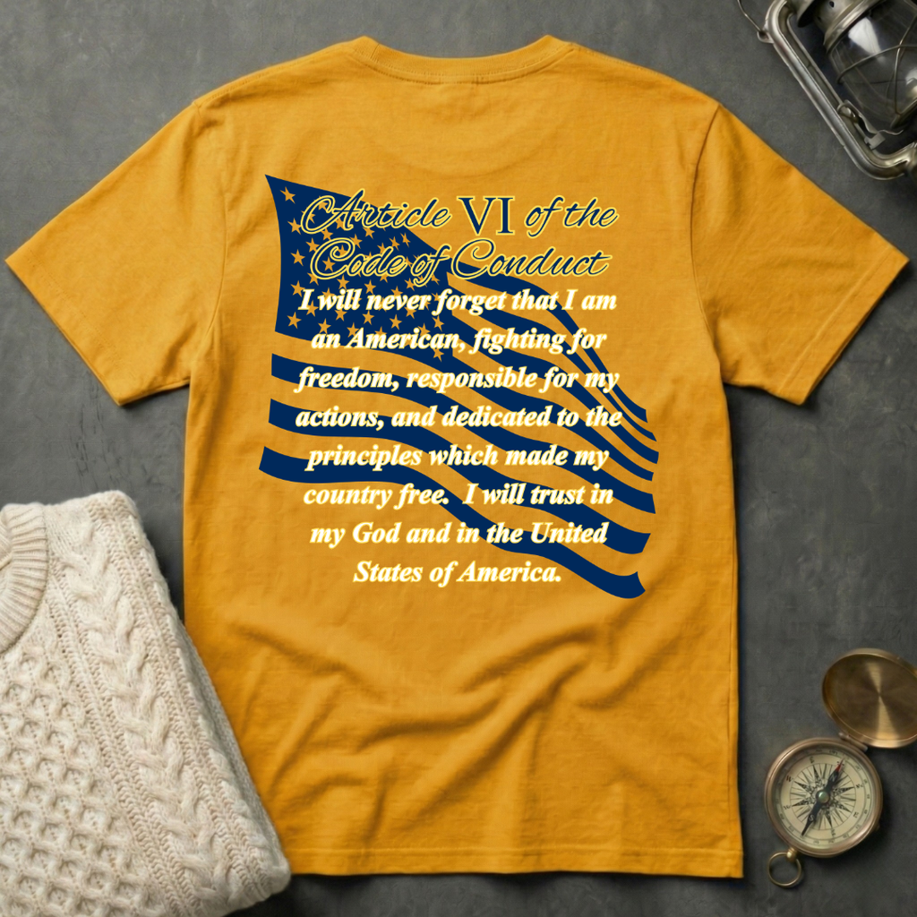 Article VI of the Code of Conduct - USN T-Shirt
