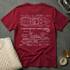 47' MLB · Technical Schematic T-Shirt