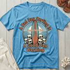 A Bad Day Surfing - Surfboard Skull Pile T-Shirt