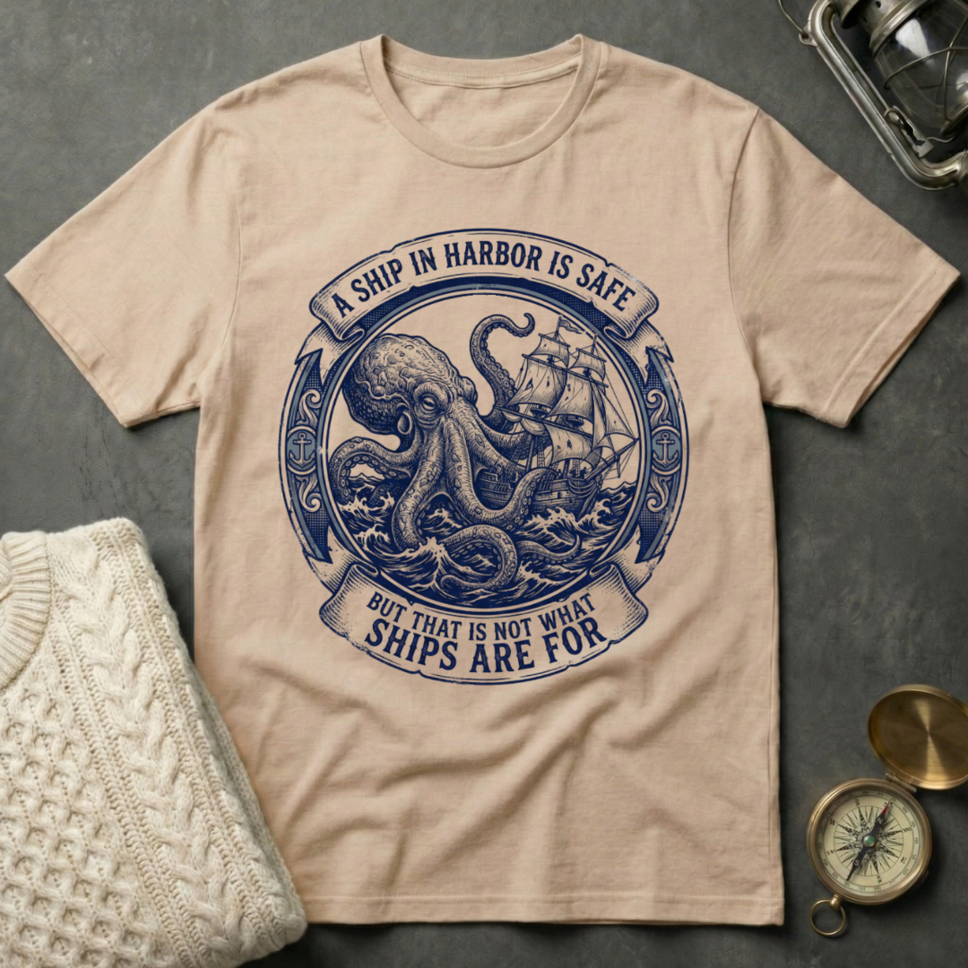 A Ship In Harbor Is Safe T-Shirt