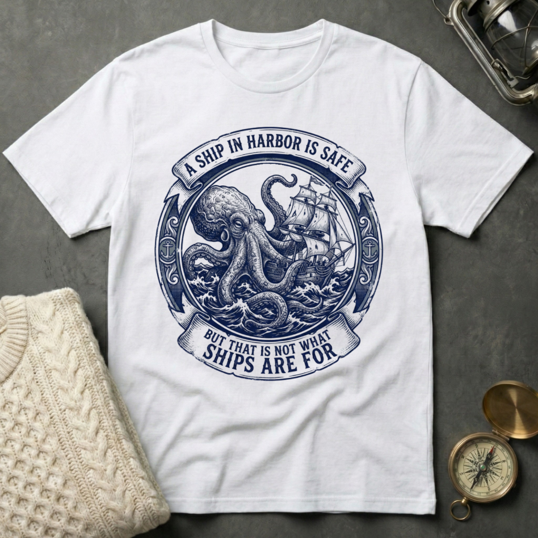 A Ship In Harbor Is Safe T-Shirt