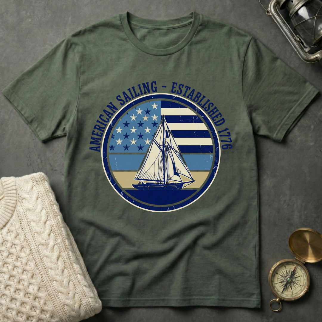 American Sailing · Established 1776 T-Shirt