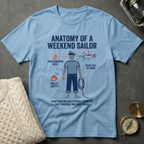 Anatomy of a Weekend Sailor T-Shirt