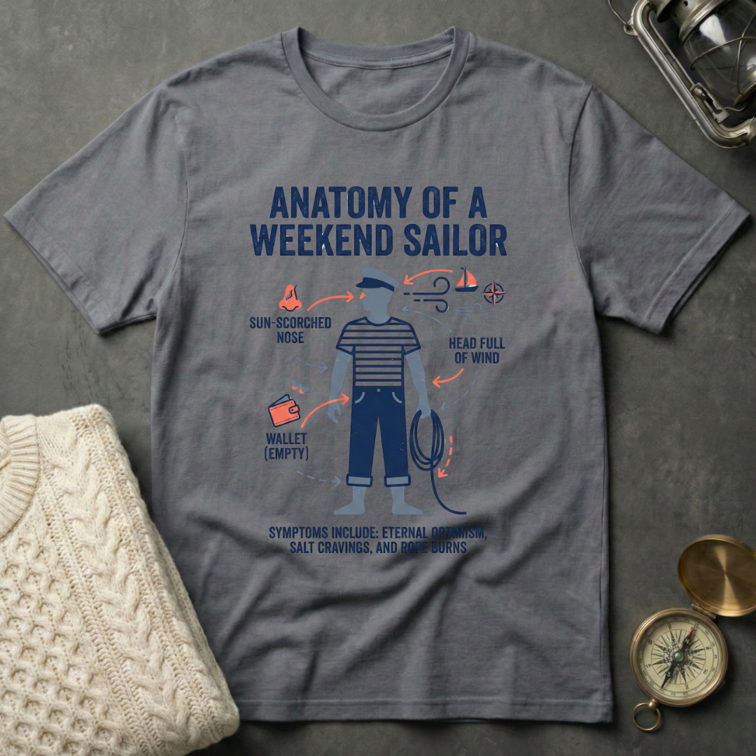 Anatomy of a Weekend Sailor T-Shirt