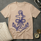 Anchor Bow - Line Art T-Shirt