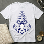 Anchor Bow - Line Art T-Shirt