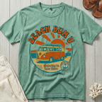 Beach Bum U - Distressed Groovy Retro T-Shirt