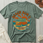 Beach Bum U - Distressed Groovy Retro T-Shirt
