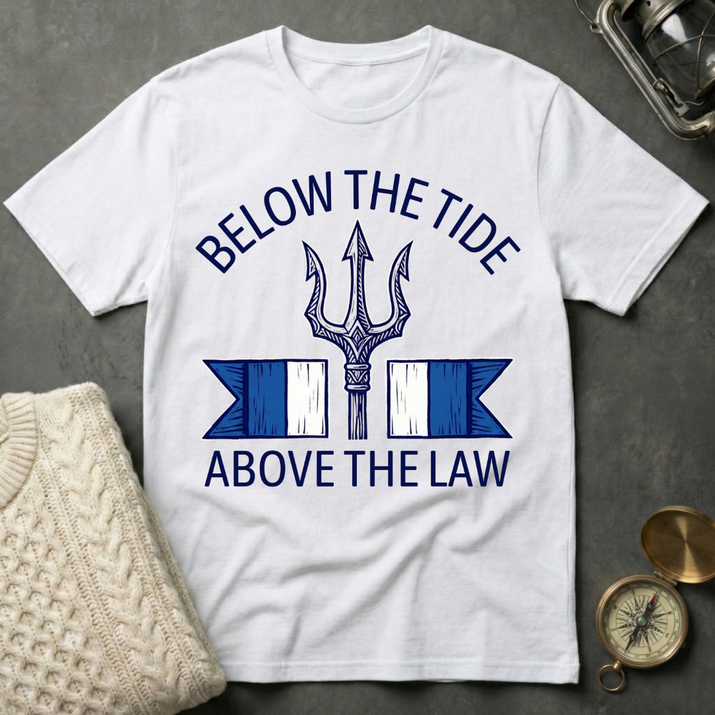Below the Tide · Above the Law T-Shirt