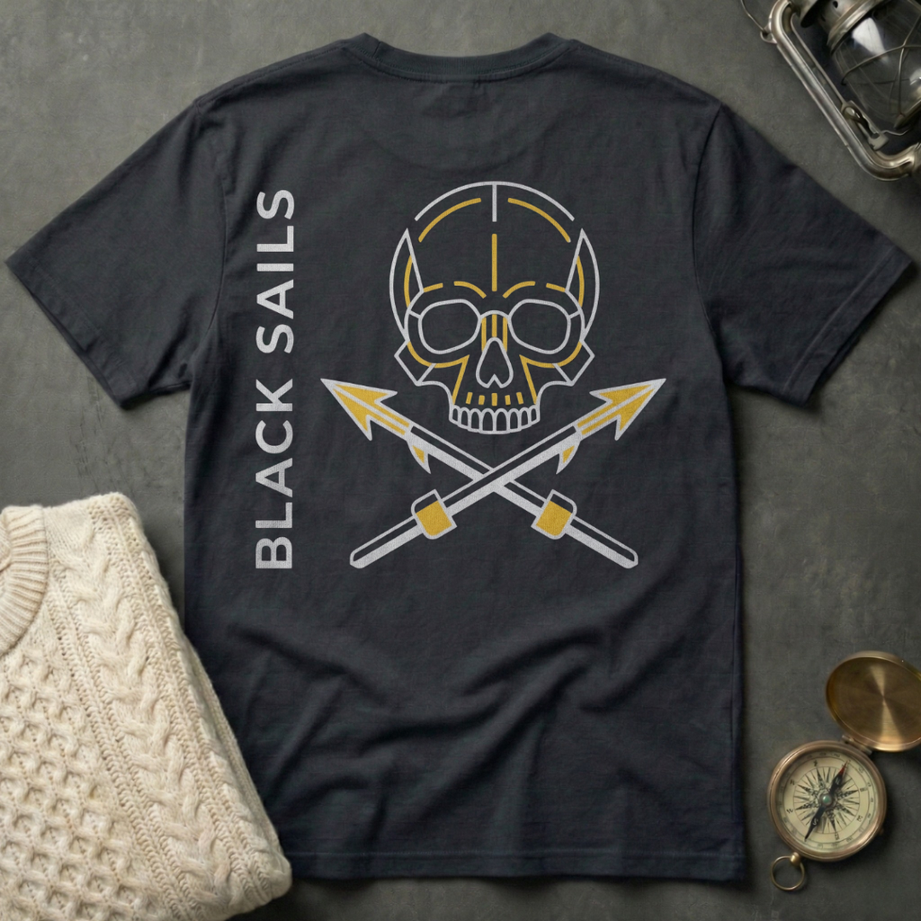 Black Sails - Skull & Harpoons T-Shirt
