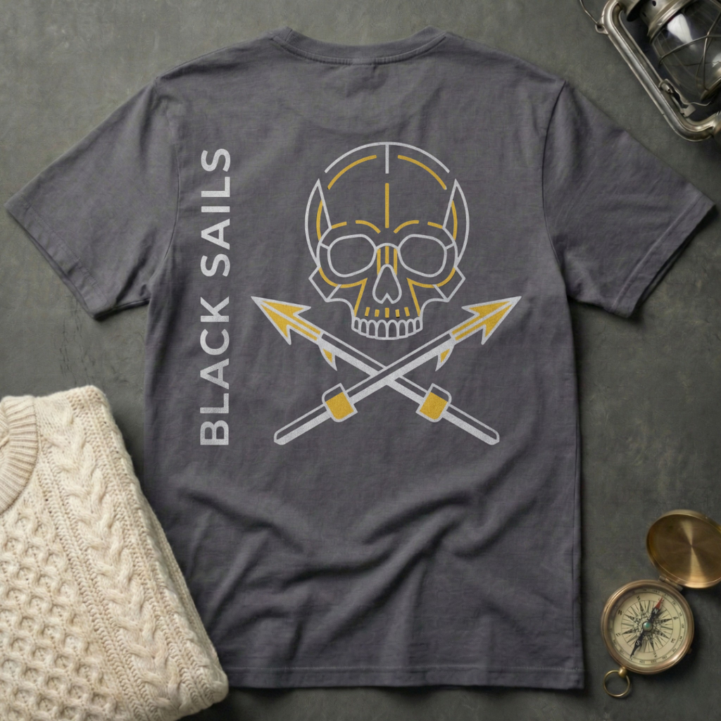 Black Sails - Skull & Harpoons T-Shirt