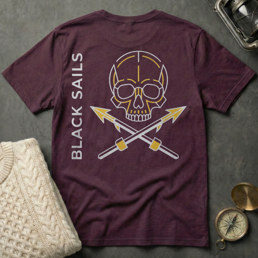 Black Sails - Skull & Harpoons T-Shirt