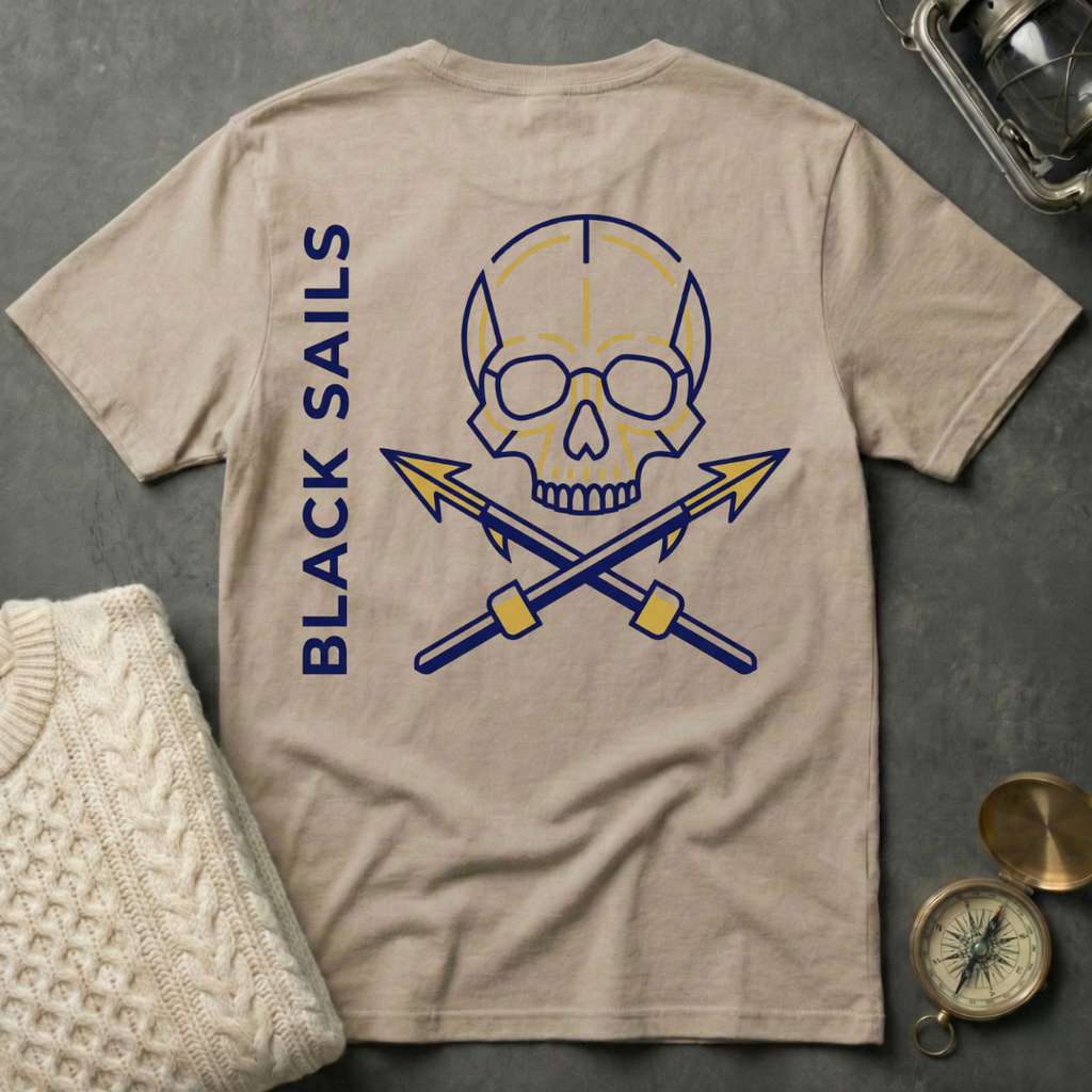 Black Sails - Skull & Harpoons T-Shirt