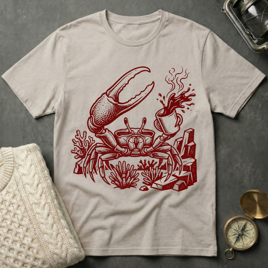 Caffeinated Crab T-Shirt