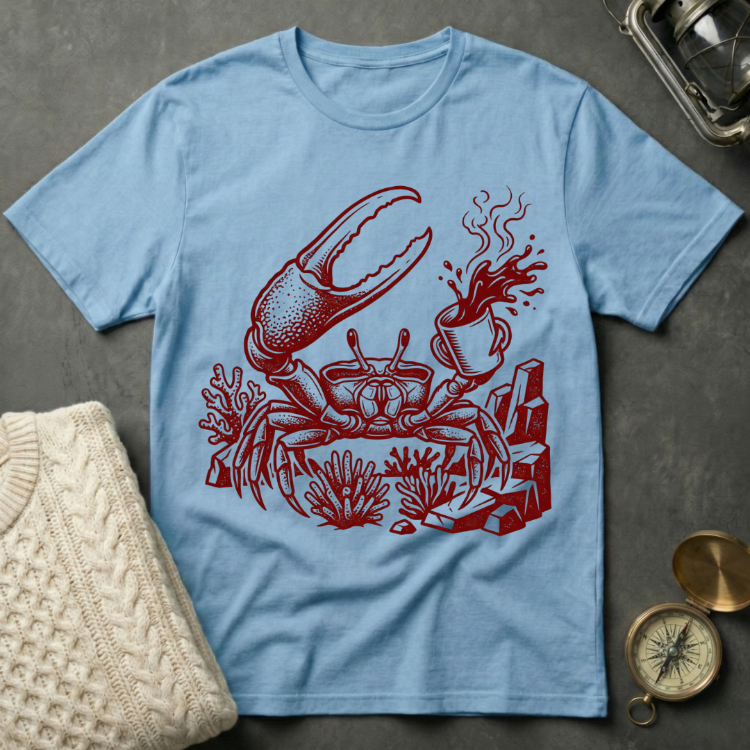 Caffeinated Crab T-Shirt