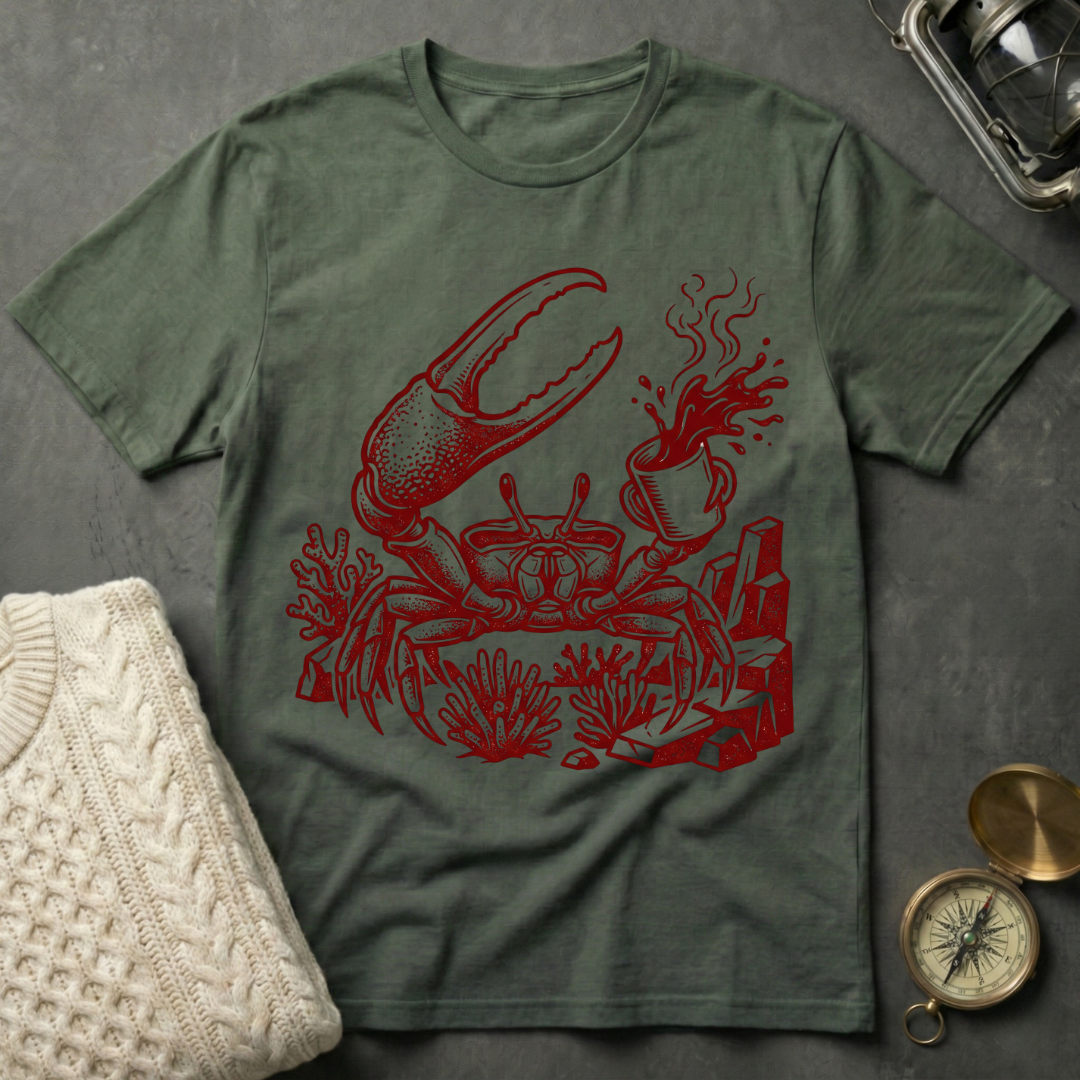 Caffeinated Crab T-Shirt