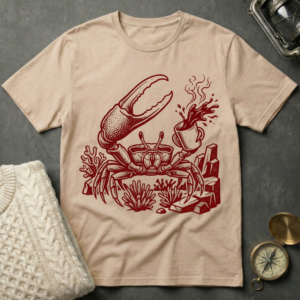 Caffeinated Crab T-Shirt