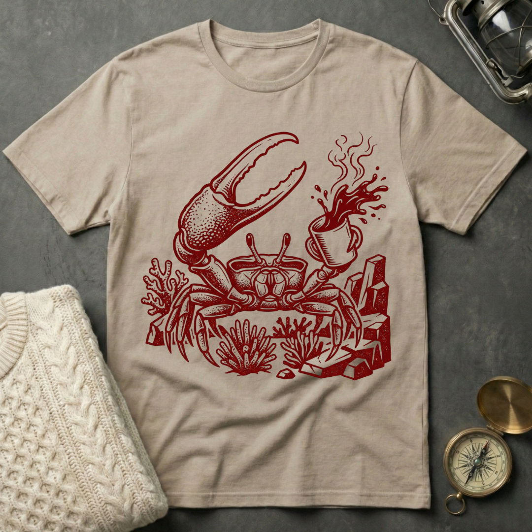 Caffeinated Crab T-Shirt