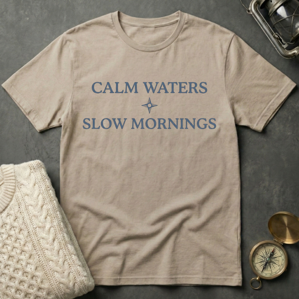 Calm Waters · Slow Mornings T-Shirt