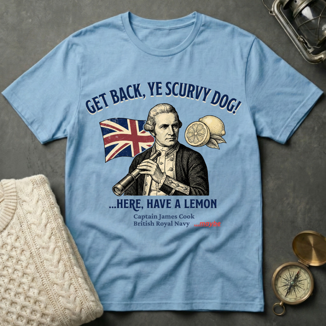 Captain James Cook Quote T-Shirt