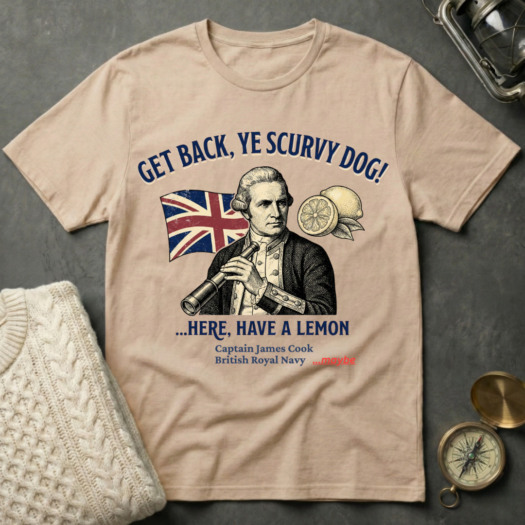 Captain James Cook Quote T-Shirt