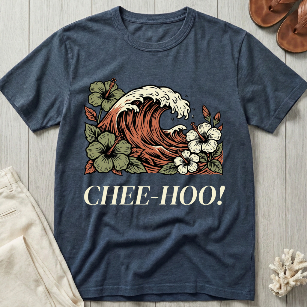 Chee-Hoo! - Big Wave T-Shirt