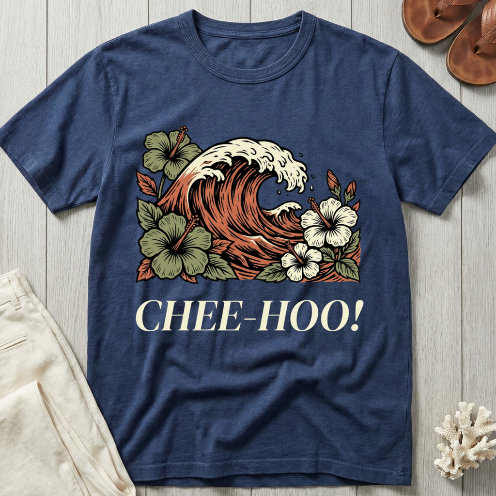 Chee-Hoo! - Big Wave T-Shirt