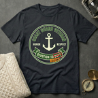 Coast Guard Veteran Core Values - Emblem T-Shirt
