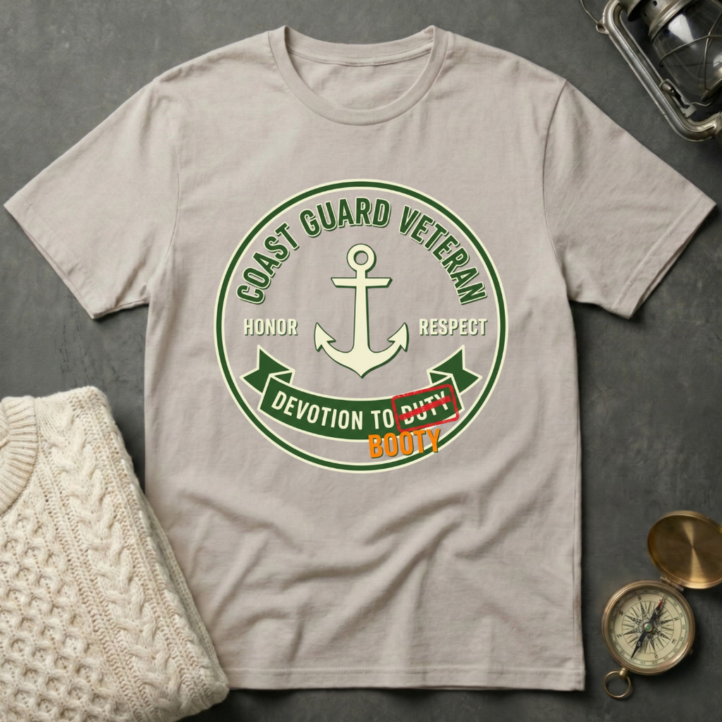 Coast Guard Veteran Core Values - Emblem T-Shirt