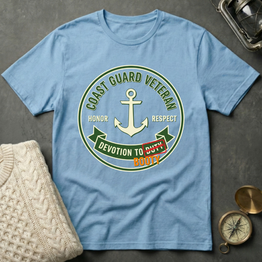 Coast Guard Veteran Core Values - Emblem T-Shirt