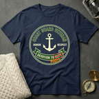Coast Guard Veteran Core Values - Emblem T-Shirt