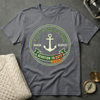 Coast Guard Veteran Core Values - Emblem T-Shirt