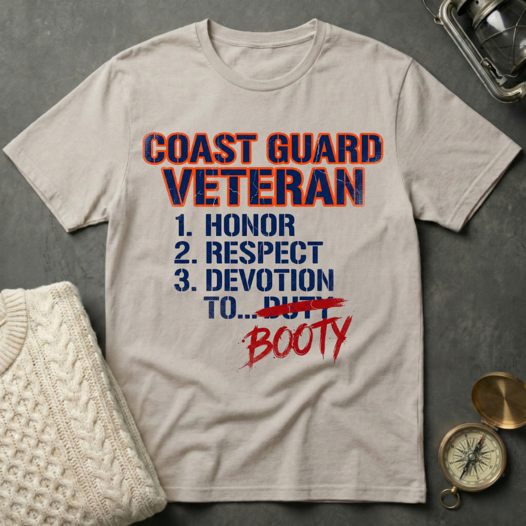 Coast Guard Veteran Core Values T-Shirt