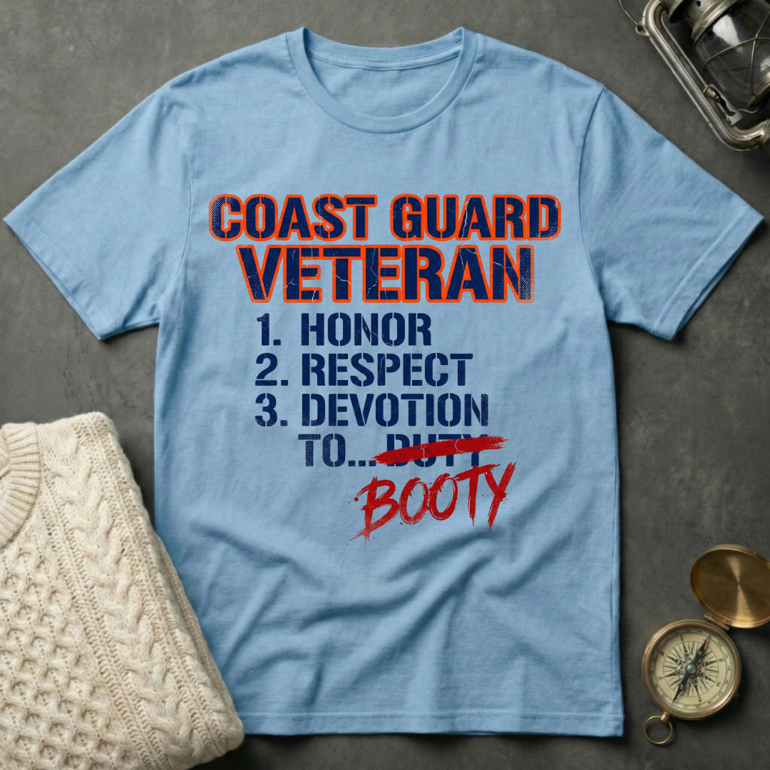Coast Guard Veteran Core Values T-Shirt