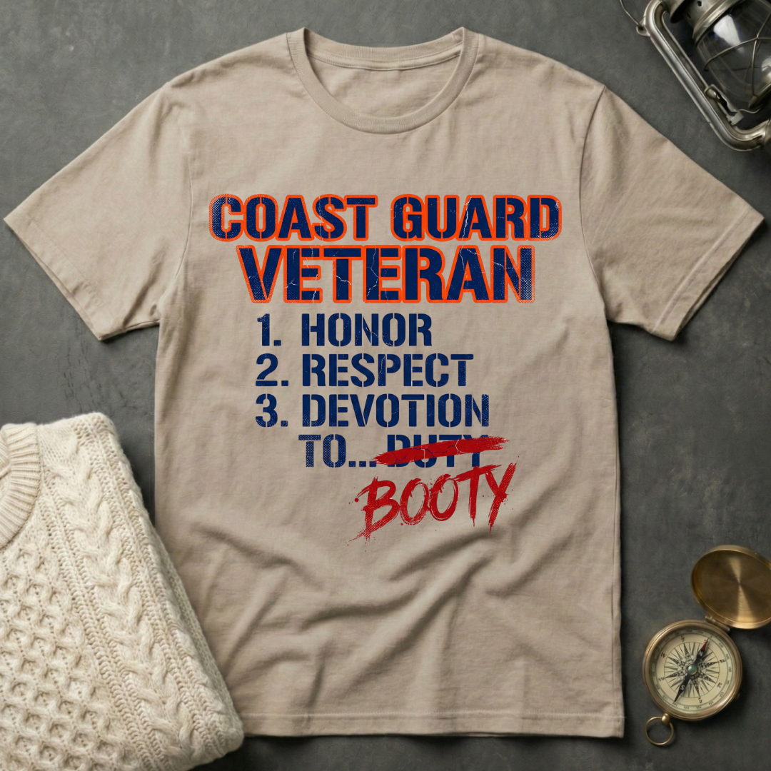 Coast Guard Veteran Core Values T-Shirt
