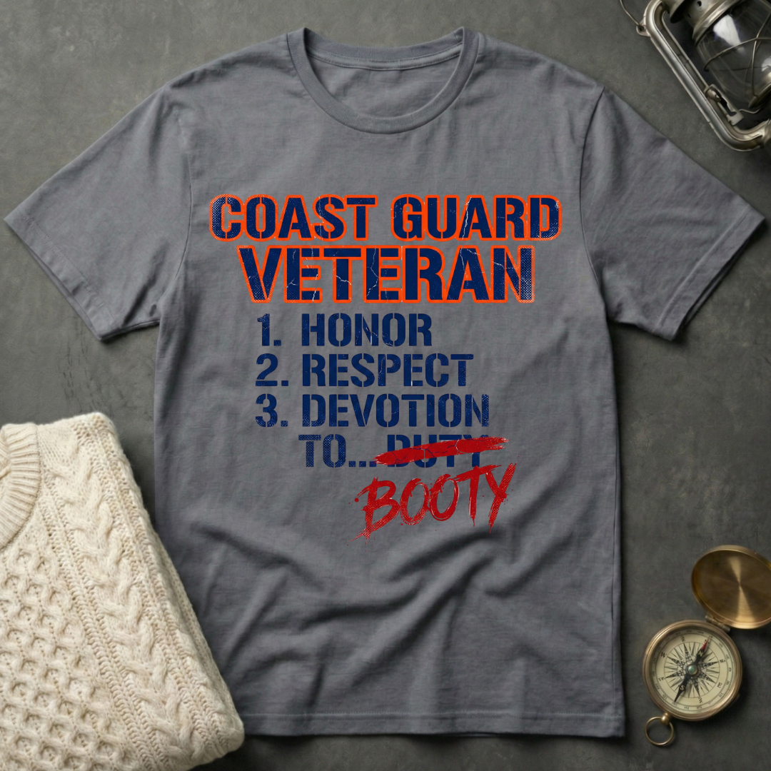 Coast Guard Veteran Core Values T-Shirt