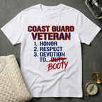 Coast Guard Veteran Core Values T-Shirt