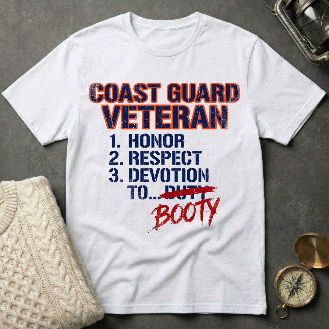 Coast Guard Veteran Core Values T-Shirt