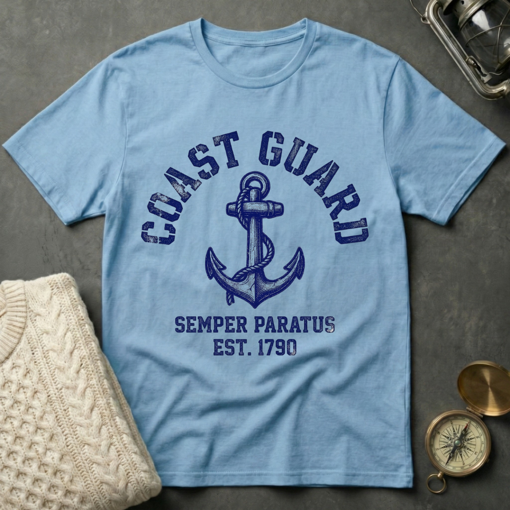 Coast Guard · Semper Paratus - Anchor T-Shirt