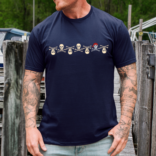 Crossbones Pattern T-Shirt