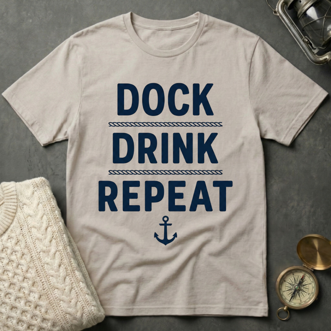 Dock · Drink · Repeat T-Shirt