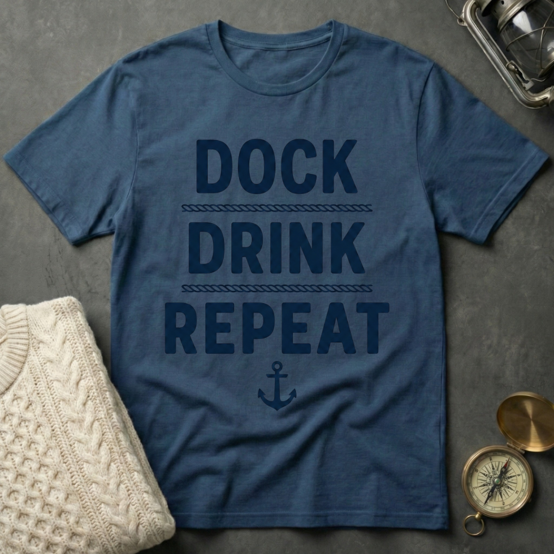 Dock · Drink · Repeat T-Shirt