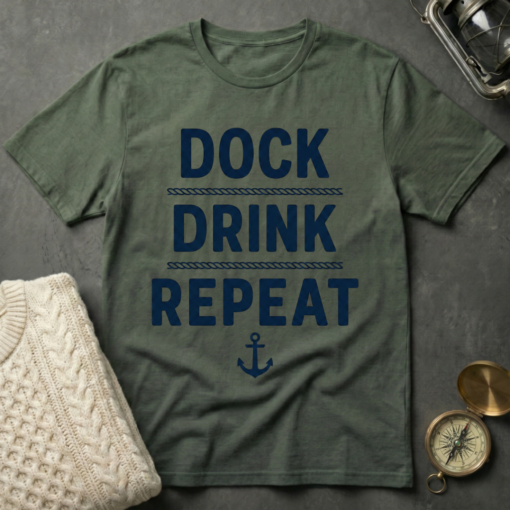 Dock · Drink · Repeat T-Shirt