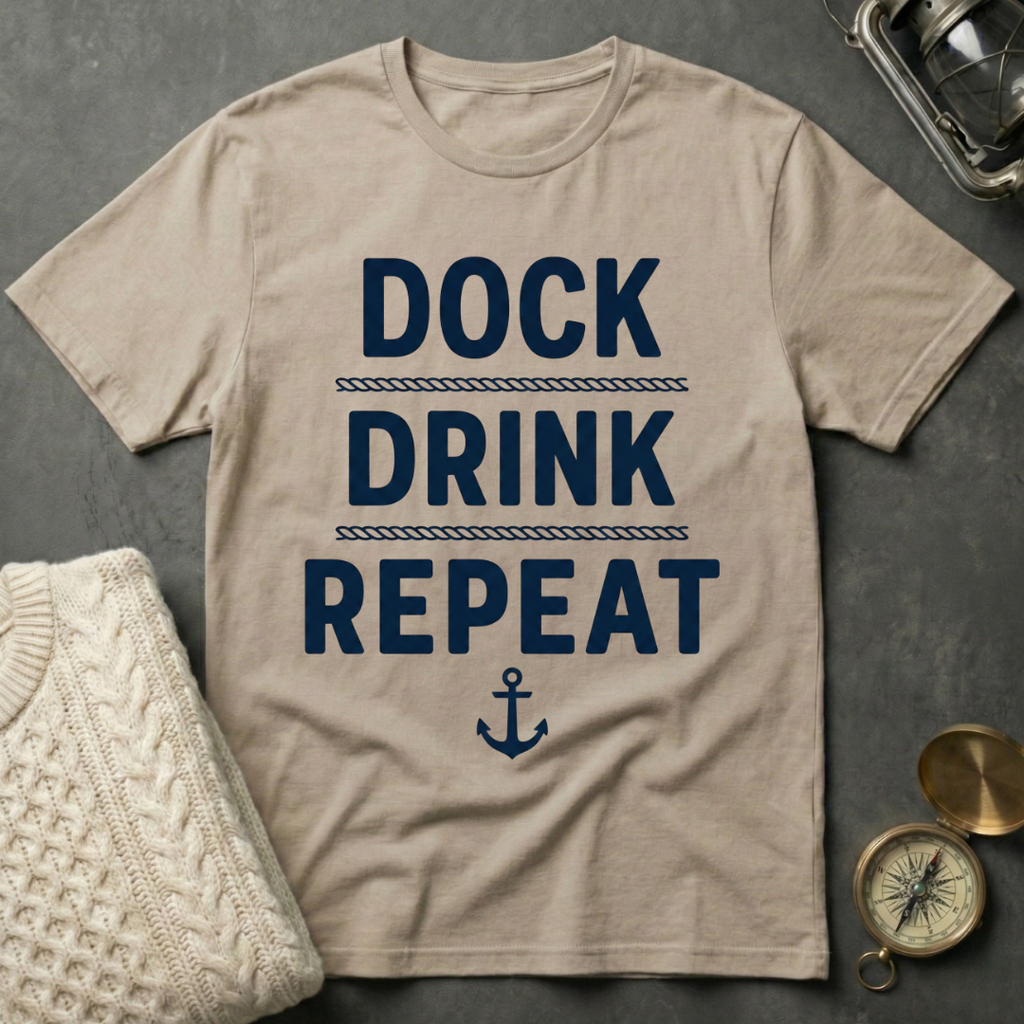 Dock · Drink · Repeat T-Shirt