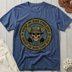 Drop In and Find Out - Survival Badge T-Shirt