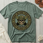 Drop In and Find Out - Survival Badge T-Shirt