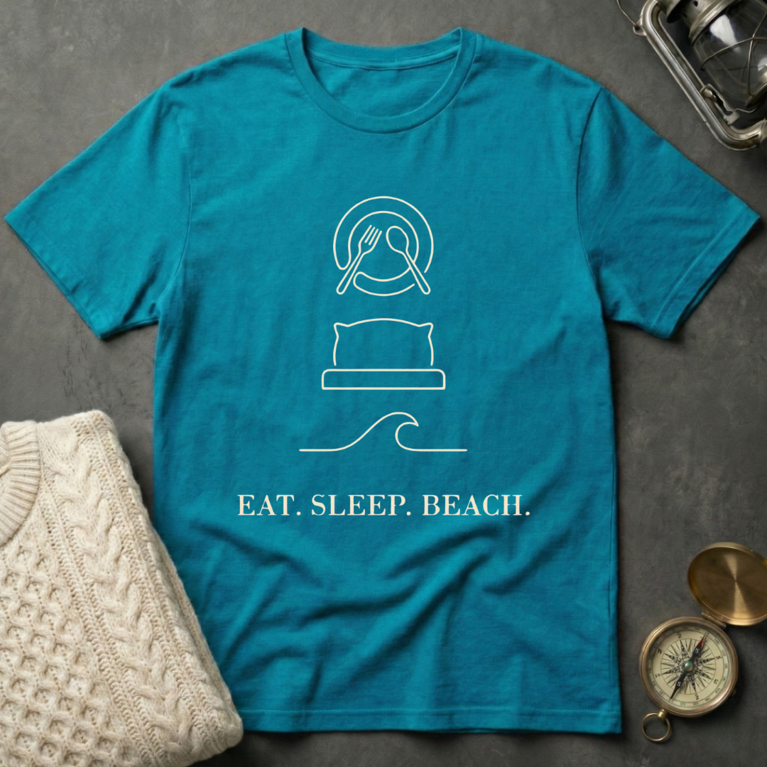 Eat. Sleep. Beach. T-Shirt