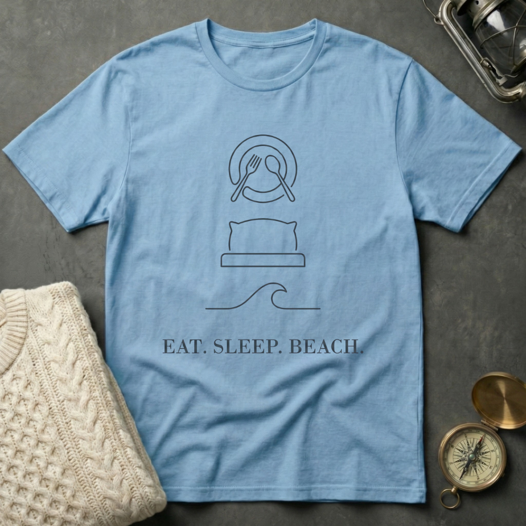 Eat. Sleep. Beach. T-Shirt